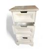 Image 2 : White Chest of Drawers w/Marble-like Surface