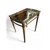 Image 1 : Glass Top Side Table (23.5x15.5x25.5")