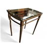 Image 2 : Glass Top Side Table (23.5x15.5x25.5")