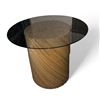 Image 1 : Glass Top w/Wood Base (38 DIA)