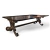Image 1 : Glass Top Metal Framed Coffee Table (Approx. 60x30x17")