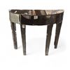 Image 1 : Mirror Demilune Console Table (Approx. 12x33x37")