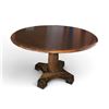 Image 1 : Large Wooden Round Table (Approx. 47.5 DIAx30")