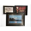 Image 1 : Group of 3 Framed Pictures Including - Light Up Candle, Scarface, Sunset