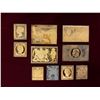 Image 1 : Group of 11 Silver Vintage Collectable Posted Stamps