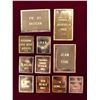 Image 2 : Group of 11 Silver Vintage Collectable Posted Stamps