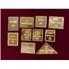 Image 2 : Group of 10 Silver Vintage Collectable Posted Stamps