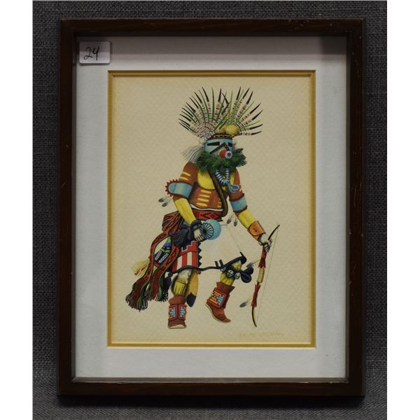 NAVAJO PAINTING (BRUCE WATCHMAN)