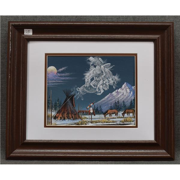 NAVAJO PAINTING (JOHNNY YAZZIE)