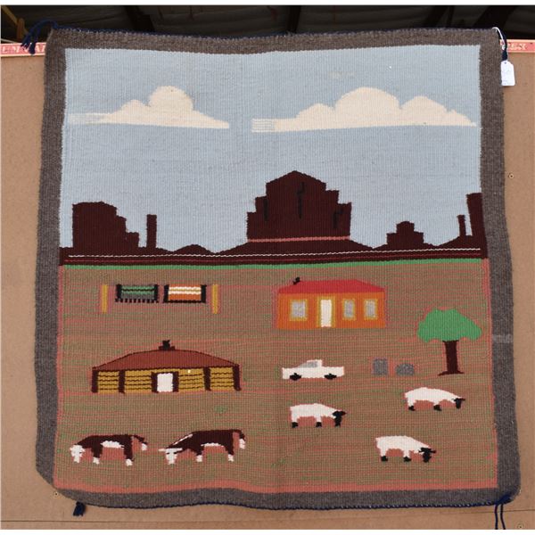 NAVAJO PICTORIAL TEXTILE