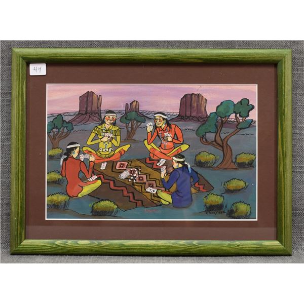 NAVAJO PAINTING (ANDY TSINAJINNIE )