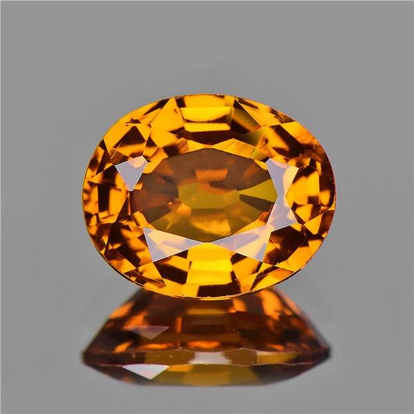 Natural Orangy Yellow Sapphire [Flawless-VVS] Certified