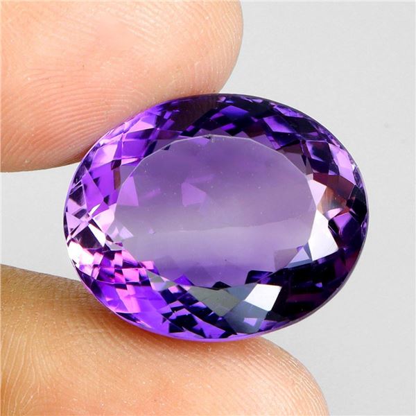 Natural  Purple Amethyst  24.16 Cts - VVS