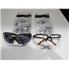 Image 1 : 1 PR SAFETY SUNGLASSES, 1 PR ANTI-FOG SAFETY GLASSES