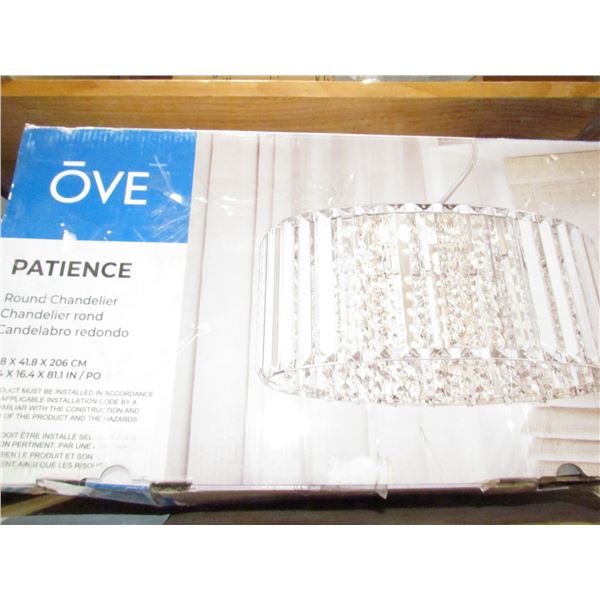 OVE PATIENCE RD CRYSTAL LIGHT FIXTURE