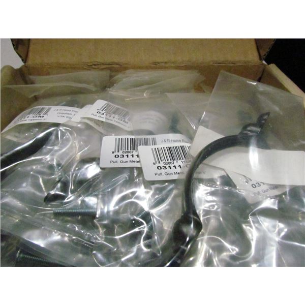 GUN METAL 3" CABINET PULLS, QTY 25