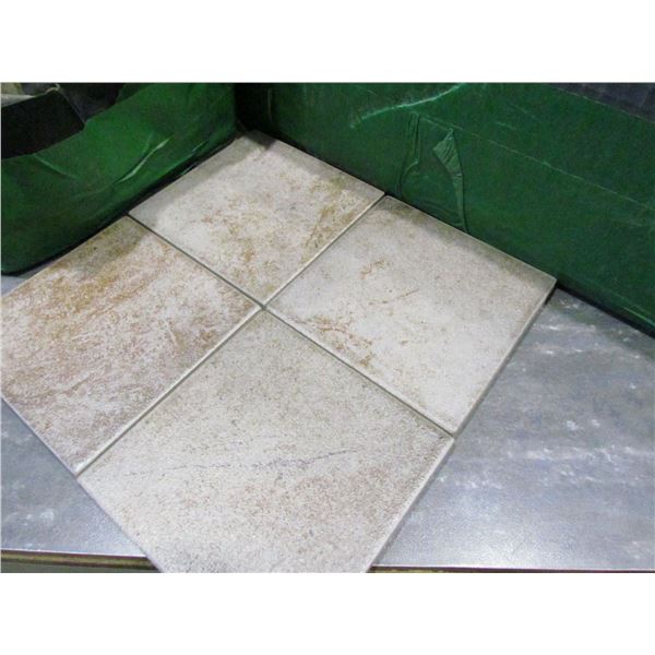 4 X 4' parks grey Porc. tile