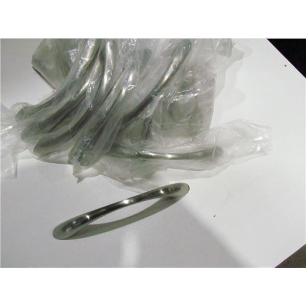 3 3/4" cabinet pulls, satin nickel, qty 28