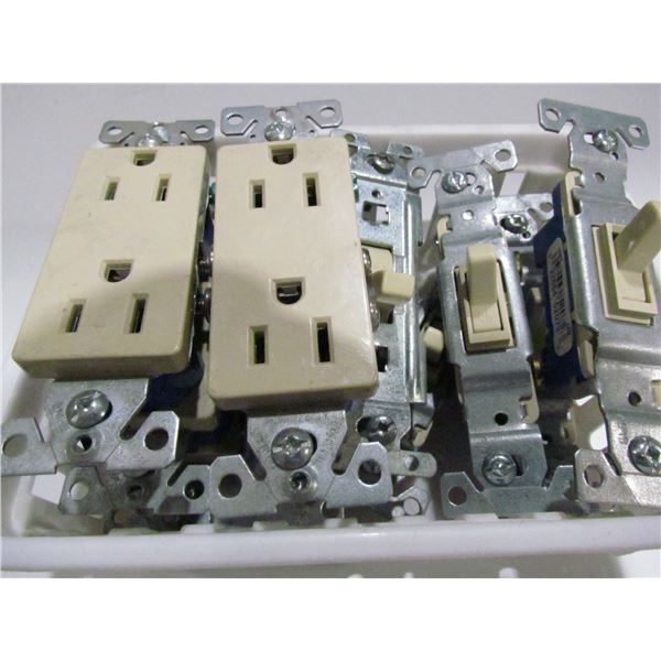 BONE COLOR PLUGS AND SWITCHES