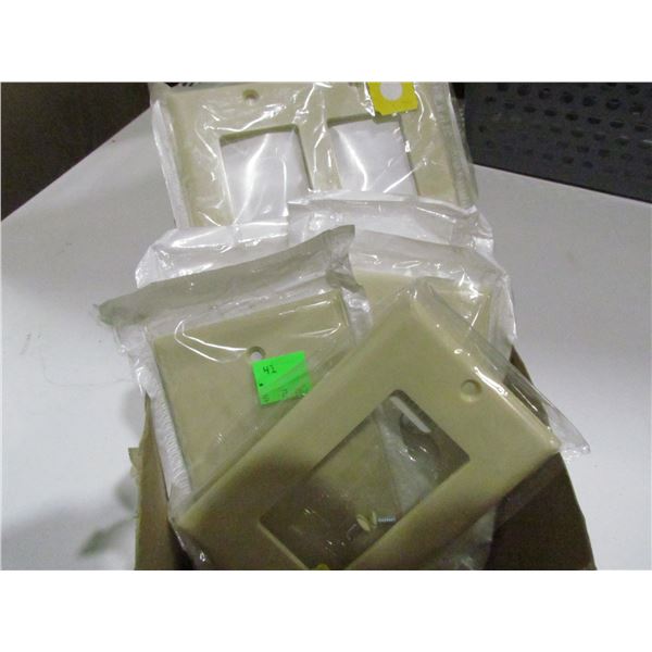 BONE COLOR ELECTRICAL PLATES