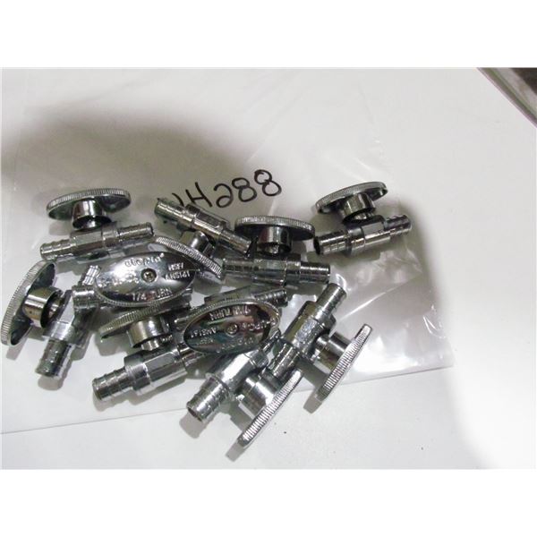 SHUT OFF VALVES, QUANTITY 10