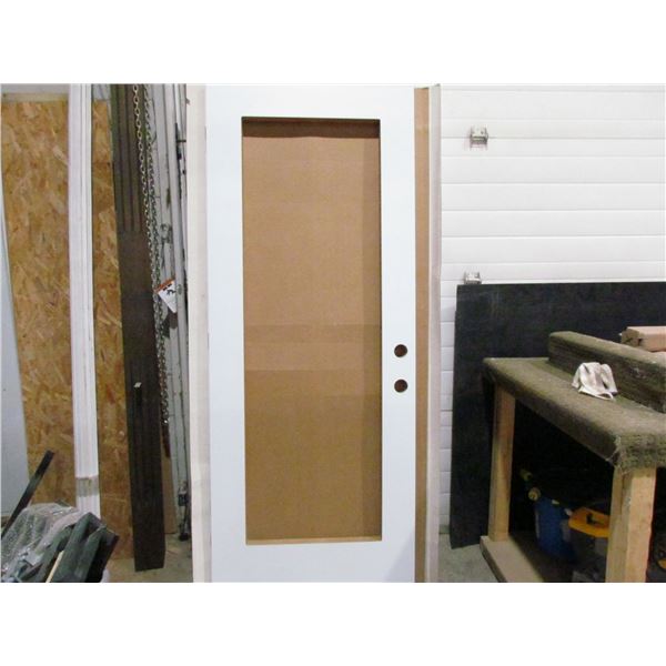 31 3/4" STEEL INSULATED DOOR WITH FULL CUTOUT