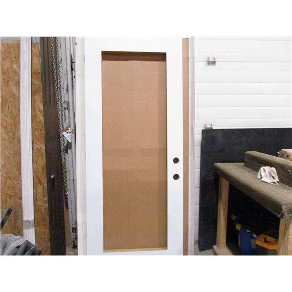 31 3/4" STEEL INSULATED DOOR WITH FULL CUTOUT