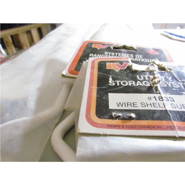 WIRE SHELF SUPPORT, QUANTITY 3