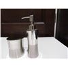 Image 1 : SS COTTON BALL HOLDER & SOAP DISPENSER