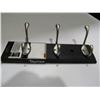 Image 1 : SN. COAT HOOKS ON ESPRESSO BOARD