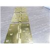 Image 1 : 4 X 4 SQ. BUTT HINGES BRASS, 1 SET