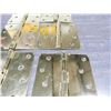 Image 1 : 4" 1/4 RD NRP BUTT HINGES, BRASS, 2 SETS