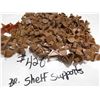 Image 1 : PLASTIC SHELF SUPPORT PINS, BROWN