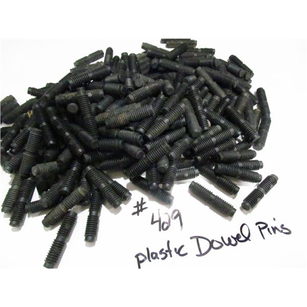 BLACK PLASTIC DOWEL PINS