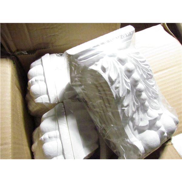 CORBALS, BEAD BRACKET, 4" X 5 5/8". EVERTRUE , QTY 6