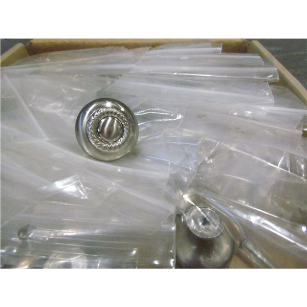 SATIN NICKEL CABINET KNOB, 6031-15, CARTON OF 25 KNOBS
