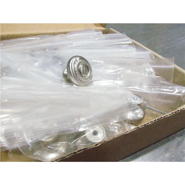 SATIN NICKEL CABINET KNOB, 6031-15, CARTON OF 25 KNOBS