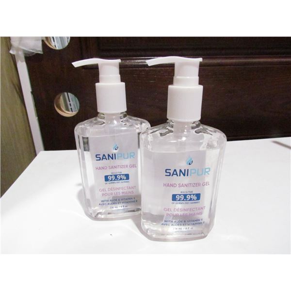 HAND SANITIZER, 263 ML BOTTLES, QUANTITY 2