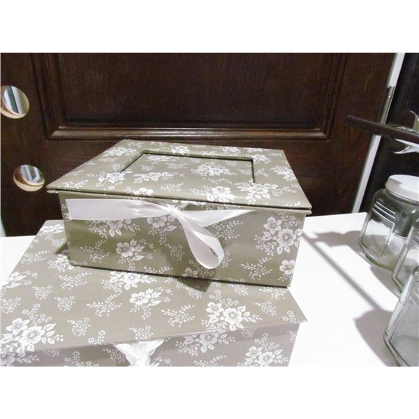PHOTO / KEEPSAKE BOXES. 2 QTY