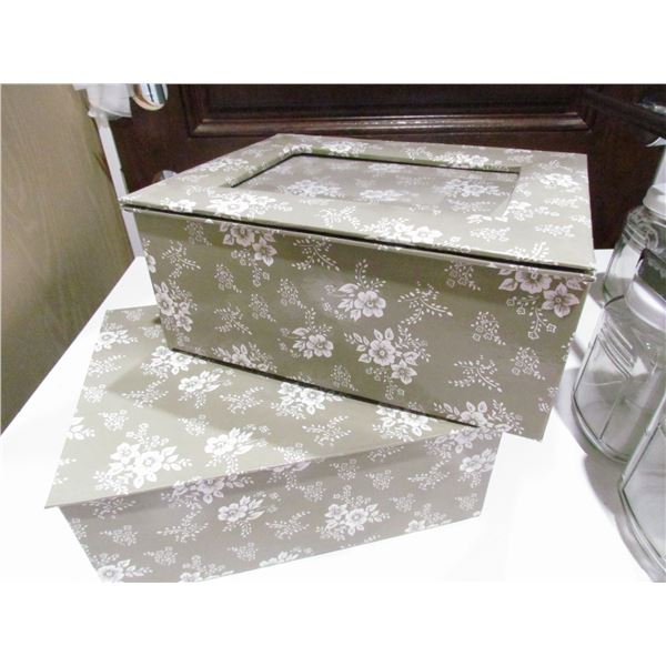 PHOTO / KEEPSAKE BOXES. 2 QTY