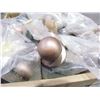 Image 1 : TUSCAN COPPER BALL KNOB WITH BACK PLATE, QUANTITY 20