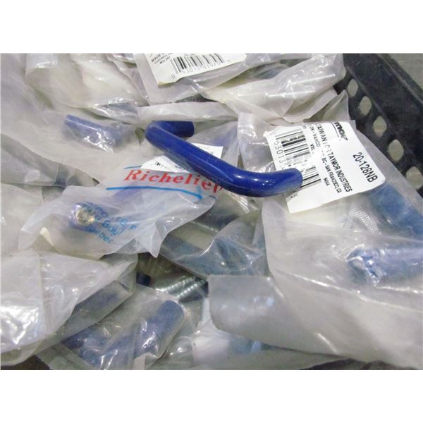 BLUE PLASTIC CABINET PULLS