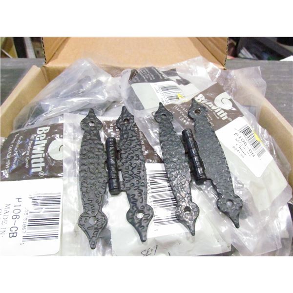 BLACK CABINET HINGES, BELWITH P106-CB