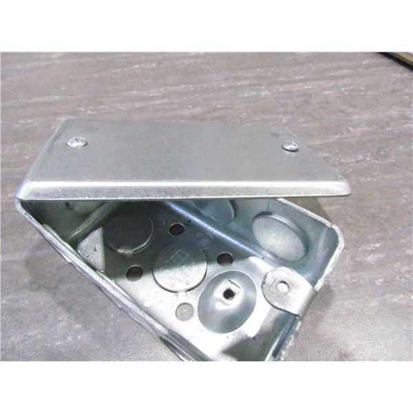 STEEL CITY HANDY 1/2 BOX, 1 GANG WITH PLATE, MODEL 58351