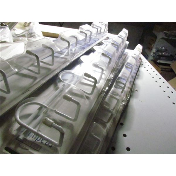 21" WHITE UTILITY HOOKS , QUANTITY 5