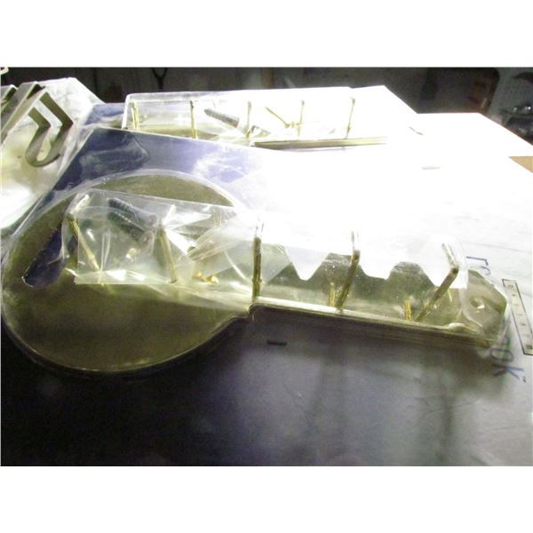 BRASS " KEY" KEY HOLDER, QUANTITY 5