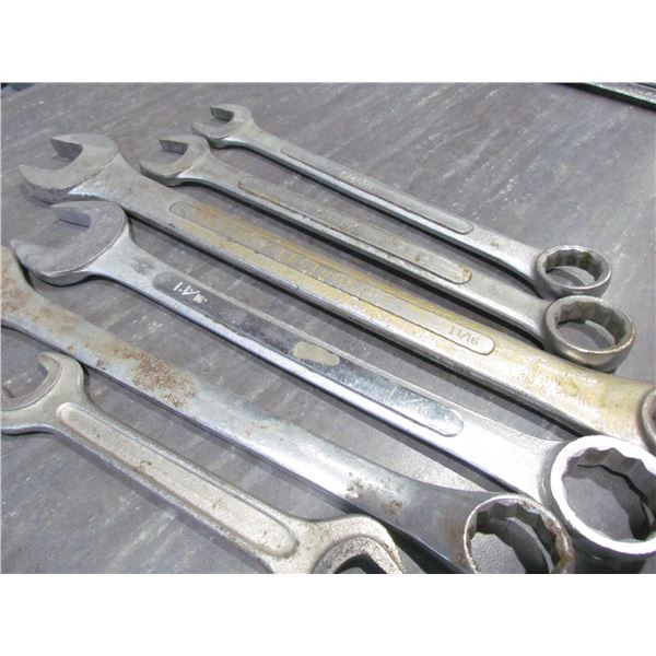 ASSORTED WRENCHES , QUANTITY 6 , SIZES VARY UP TO 14 1?4 " LONG