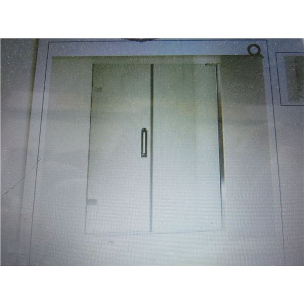 "KOHLER", MODEL #27718-10-L-2BL,  3/8 G2W MOVING SHOWER DOOR PANEL