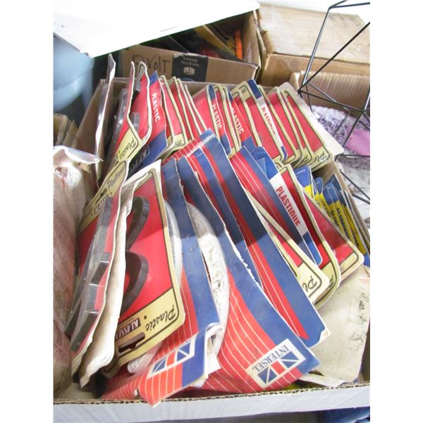 BOX OF ASSORTED HOUSE NUMBERS