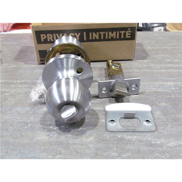 GALA  BALL KNOB PRIVACY BRUSHED CHROME